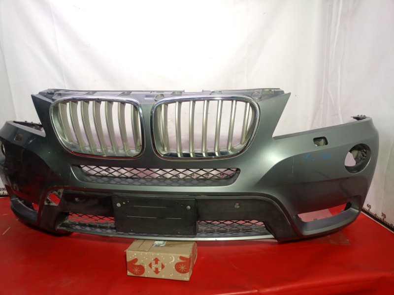 Бампер передний BMW X3 2011 F25 3.0L N52 51117210451 Б/У