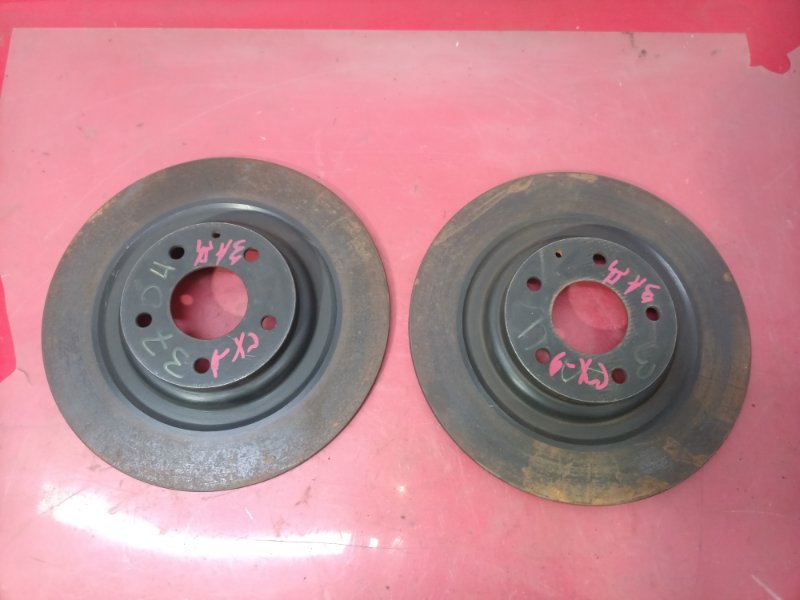 Диск тормозной задний Mazda CX-9 2020 2.5 SkyActiv TK7826251A Б/У