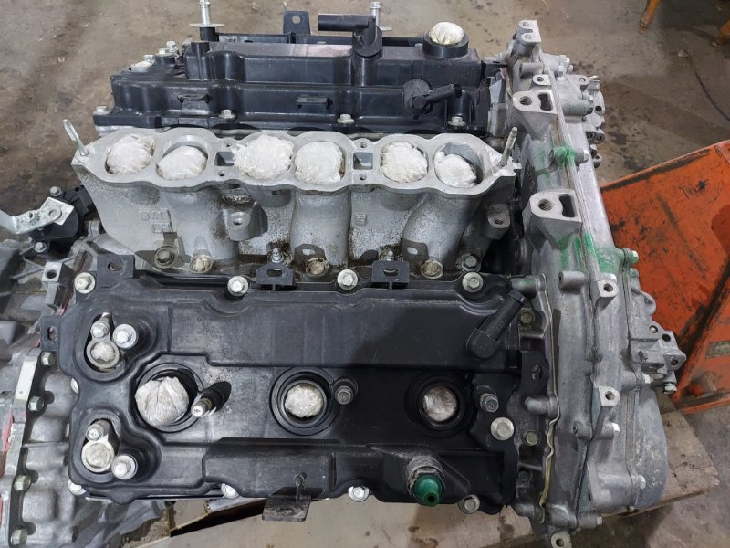 Запчасть двигатель Nissan Maxima 2018 VQ35DE 3.5L 101024RMAX Б/У Двигатель Nissan Maxima 2018 VQ35DE 3.5L 101024RMAX Б/У