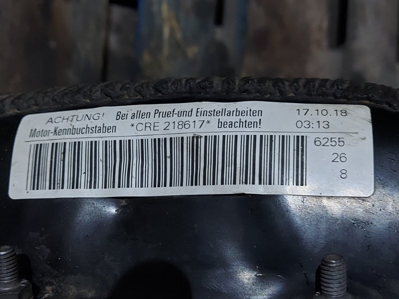 Двигатель Q7 2018 4M 3.0L V-6 DI