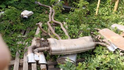 Глушитель в сборе Porsche Cayenne 957 2008